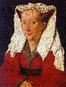 Jan Van Eyck Portrait of Margarete van Eyck Sweden oil painting artist